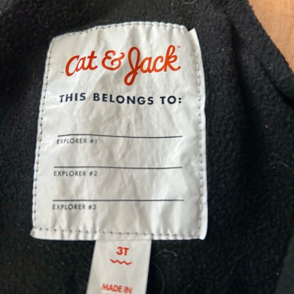 Snow Pants child size 3T black cat & Jack bibs snowsuit - Picture 5 of 5